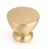 Richelieu America - Contemporary Metal Knob - 7986 - Brushed Gold