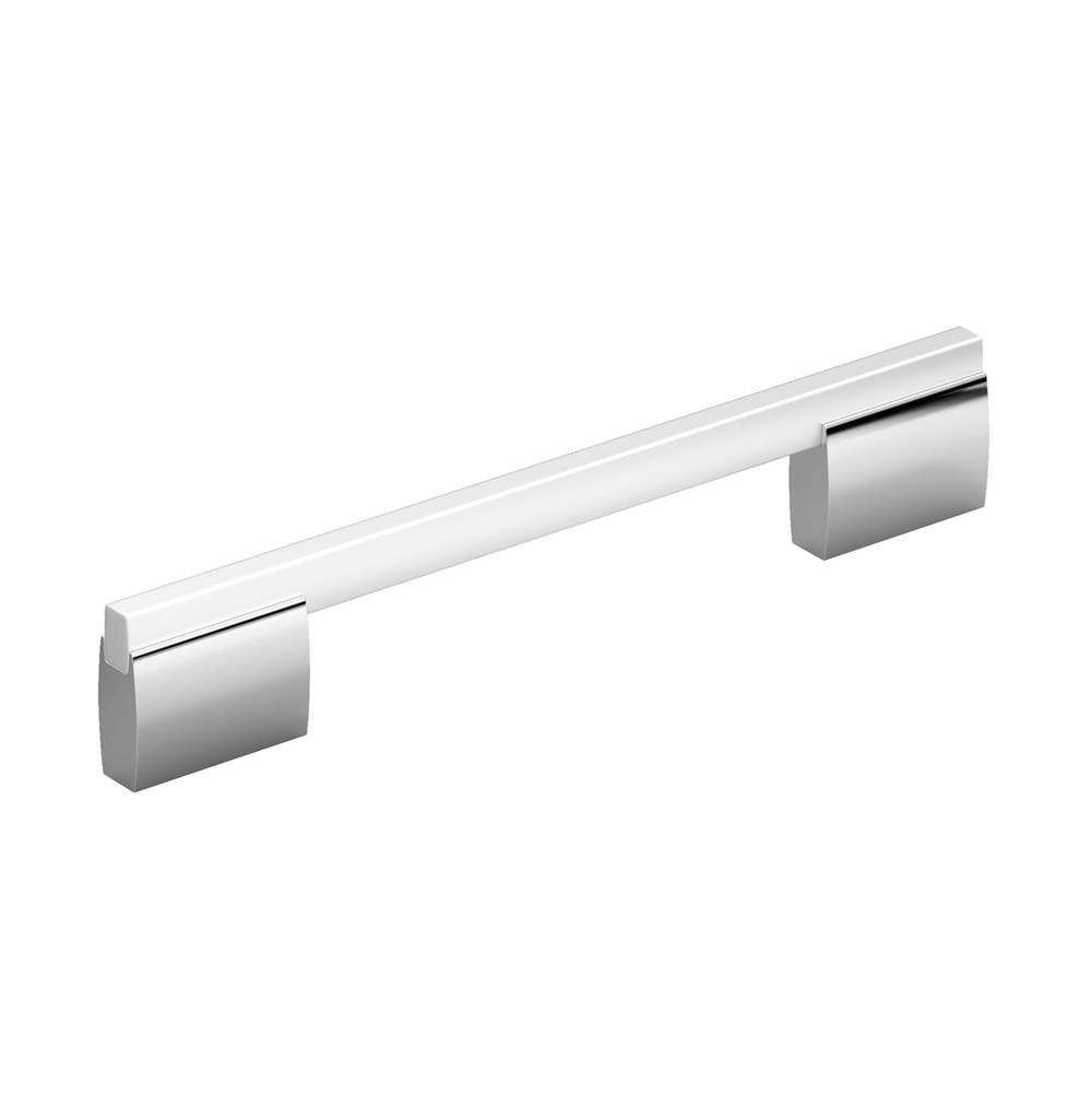 Richelieu America - Contemporary Metal Pull - 7990 - Chrome,White
