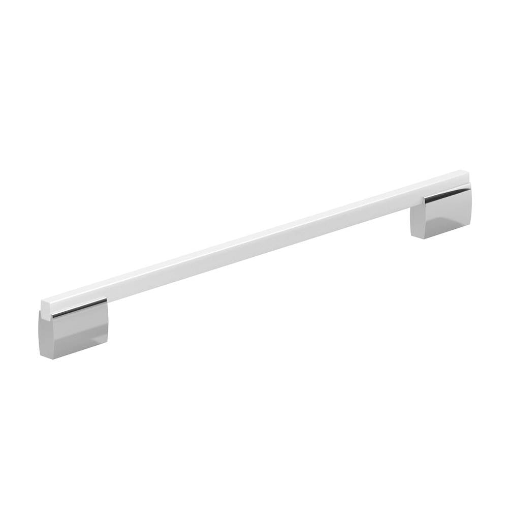 Richelieu America - Contemporary Metal Pull - 7990 - Chrome,White