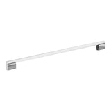 Richelieu America - Contemporary Metal Pull - 7990 - Chrome,White