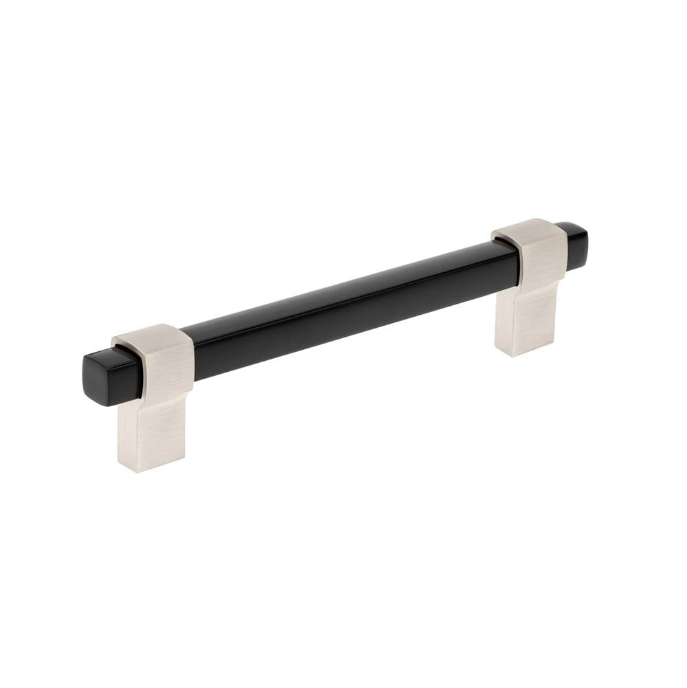 Richelieu America - Contemporary Metal Pull - 8715 - Black,Brushed Nickel