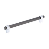 Richelieu America - Contemporary Metal Pull - 8715 - Brushed Black Nickel,Chrome