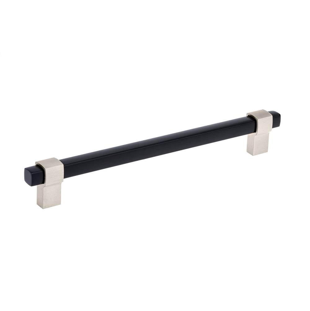 Richelieu America - Contemporary Metal Pull - 8715 - Black,Brushed Nickel