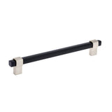 Richelieu America - Contemporary Metal Pull - 8715 - Black,Brushed Nickel