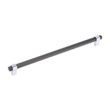 Richelieu America - Contemporary Metal Pull - 8715 - Brushed Black Nickel,Chrome