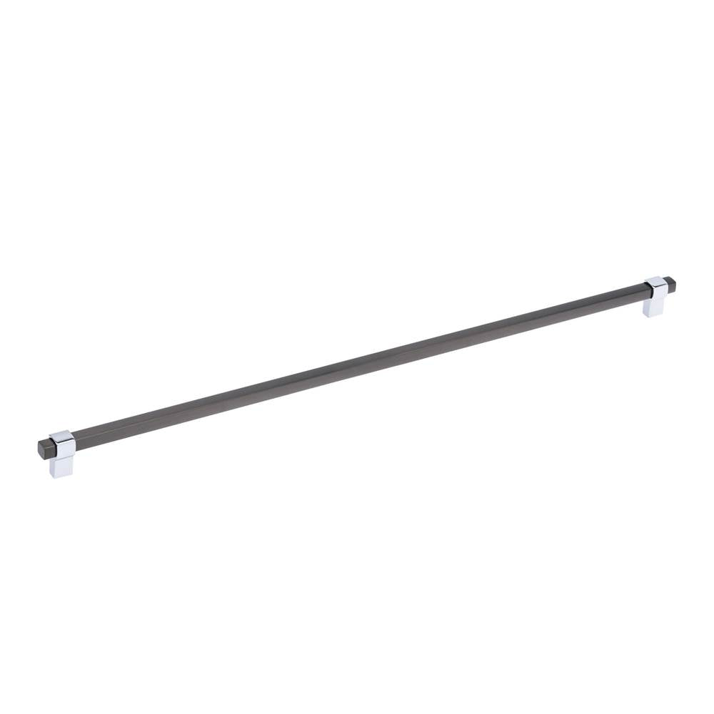 Richelieu America - Contemporary Metal Pull - 8715 - Brushed Black Nickel,Chrome