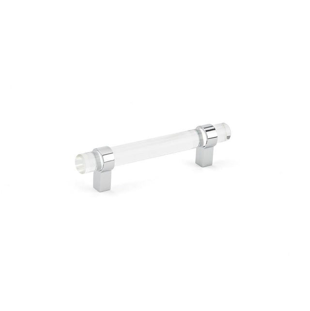 Richelieu America - Contemporary Glass and Metal Pull - 0206 - Clear,Chrome