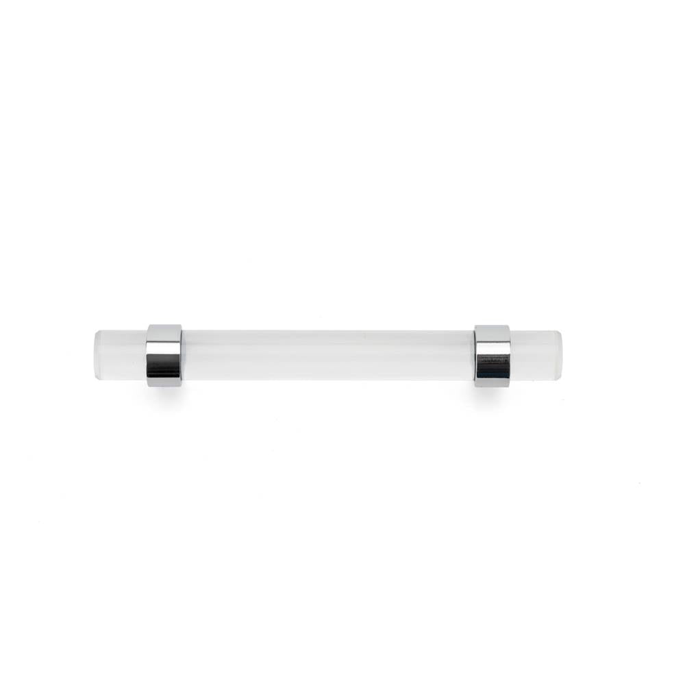 Contemporary Glass and Metal Pull - 0206
