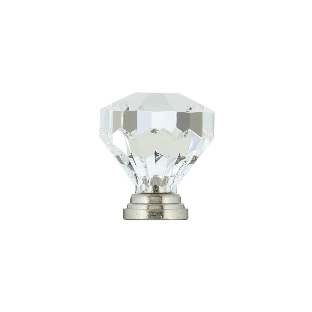 Eclectic Acrylic and Metal Knob - 10080