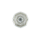 Eclectic Acrylic and Metal Knob - 1008