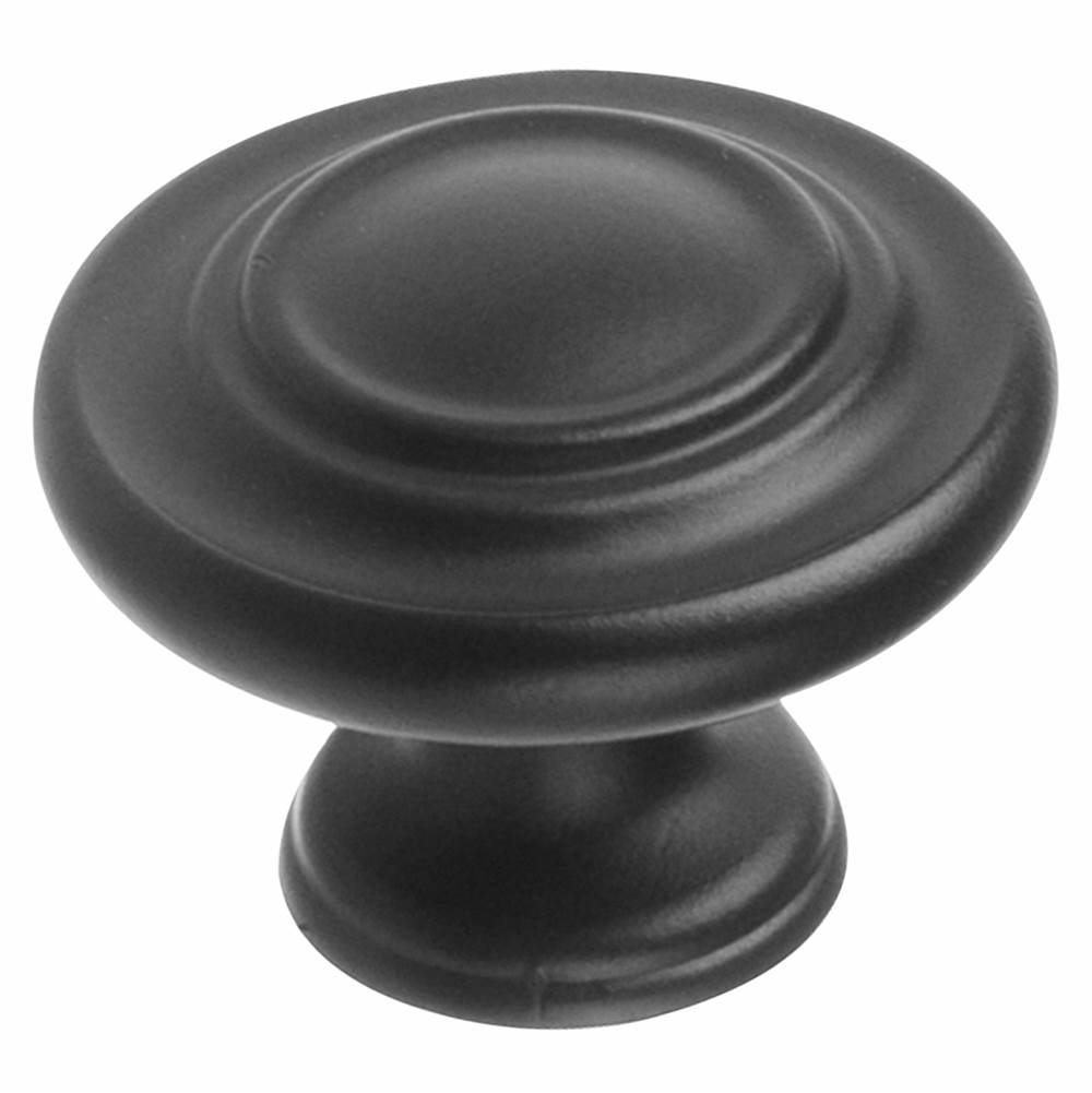 Richelieu America - Traditional Metal Knob - 107 - Matte Black