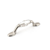 Richelieu America - Eclectic Acrylic and Metal Pull - 1106 - Clear,Brushed Nickel