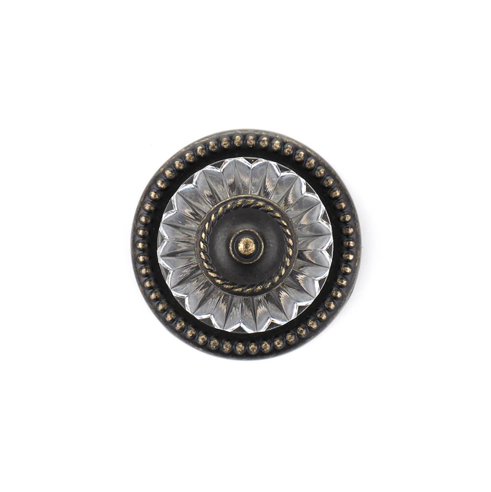 Eclectic Metal and Acrylic Knob - 1606
