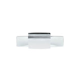 Transitional Metal Wardrobe Knob and Backplate - 2245