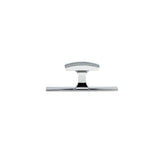 Transitional Metal Wardrobe Knob and Backplate - 2245