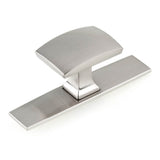 Richelieu America - Transitional Metal Wardrobe Knob and Backplate - 2245 - Brushed Nickel