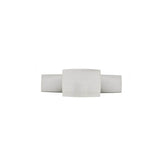 Transitional Metal Wardrobe Knob and Backplate - 2245