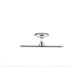 Transitional Metal Wardrobe Knob and Backplate