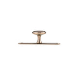 Transitional Metal Wardrobe Knob and Backplate