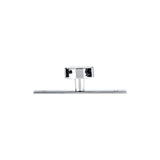 Contemporary Metal Wardrobe Knob and Backplate
