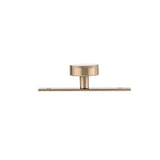 Contemporary Metal Wardrobe Knob and Backplate