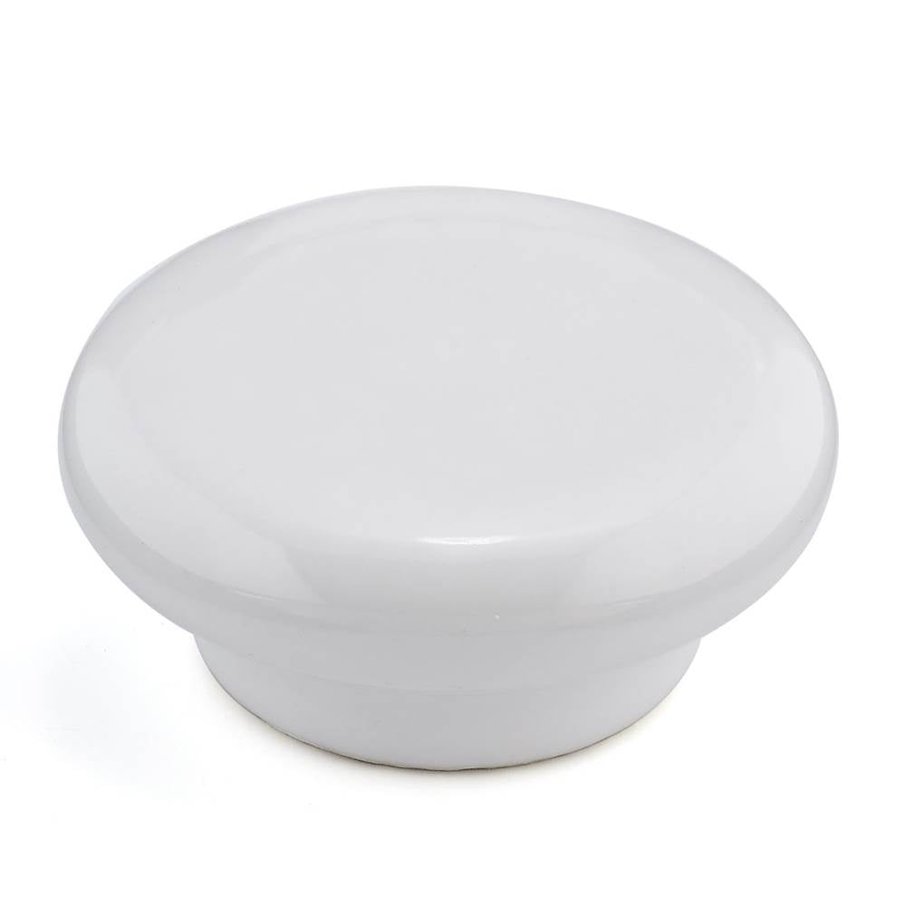 Richelieu America - Contemporary Ceramic Knob - 231 - White