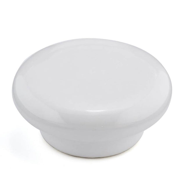 Richelieu America - Contemporary Ceramic Knob - 231 - White