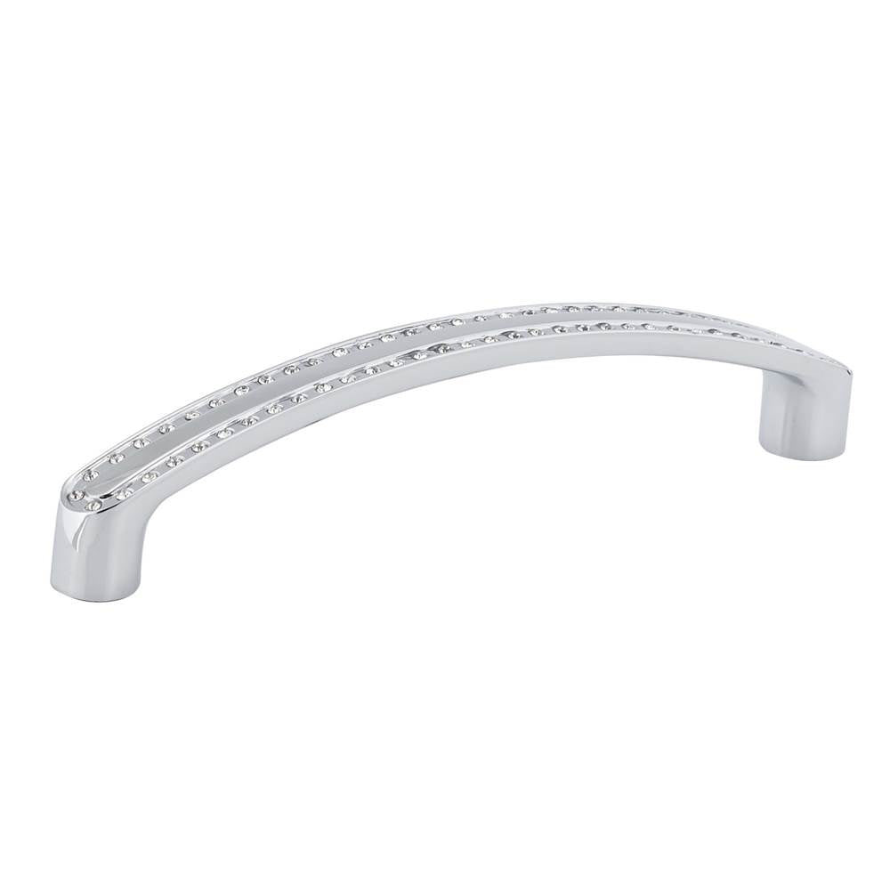 Richelieu America - Contemporary Crystal and Metal Pull - 2727 - Crystal,Chrome