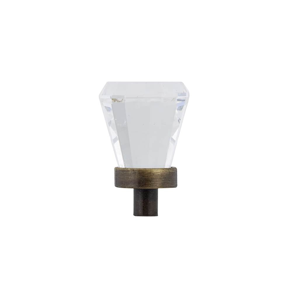 Traditional Swarovski Crystal and Metal Knob - 276B