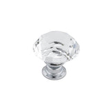 Richelieu America - Contemporary Crystal Knob - 2828 - Clear,Chrome