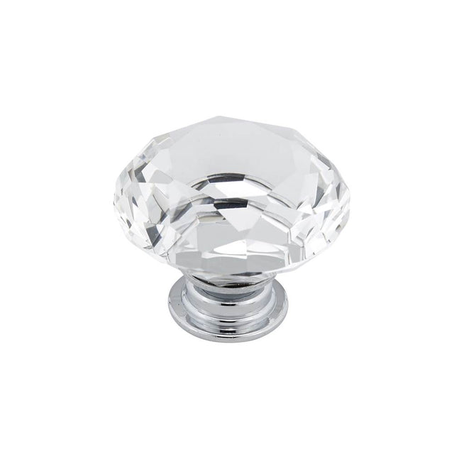 Richelieu America - Contemporary Crystal Knob - 2828 - Clear,Chrome