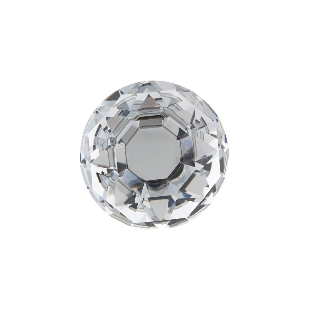 Contemporary Crystal Knob - 2828
