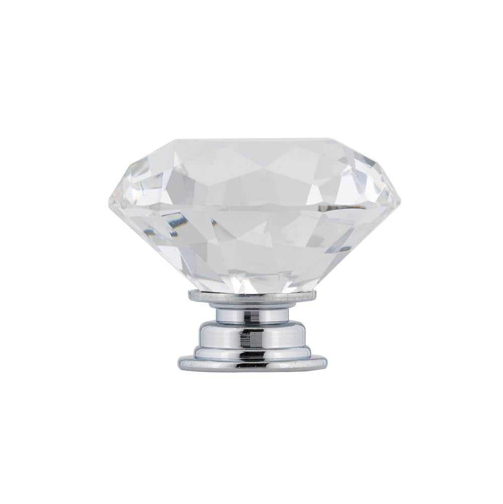 Contemporary Crystal Knob - 2828