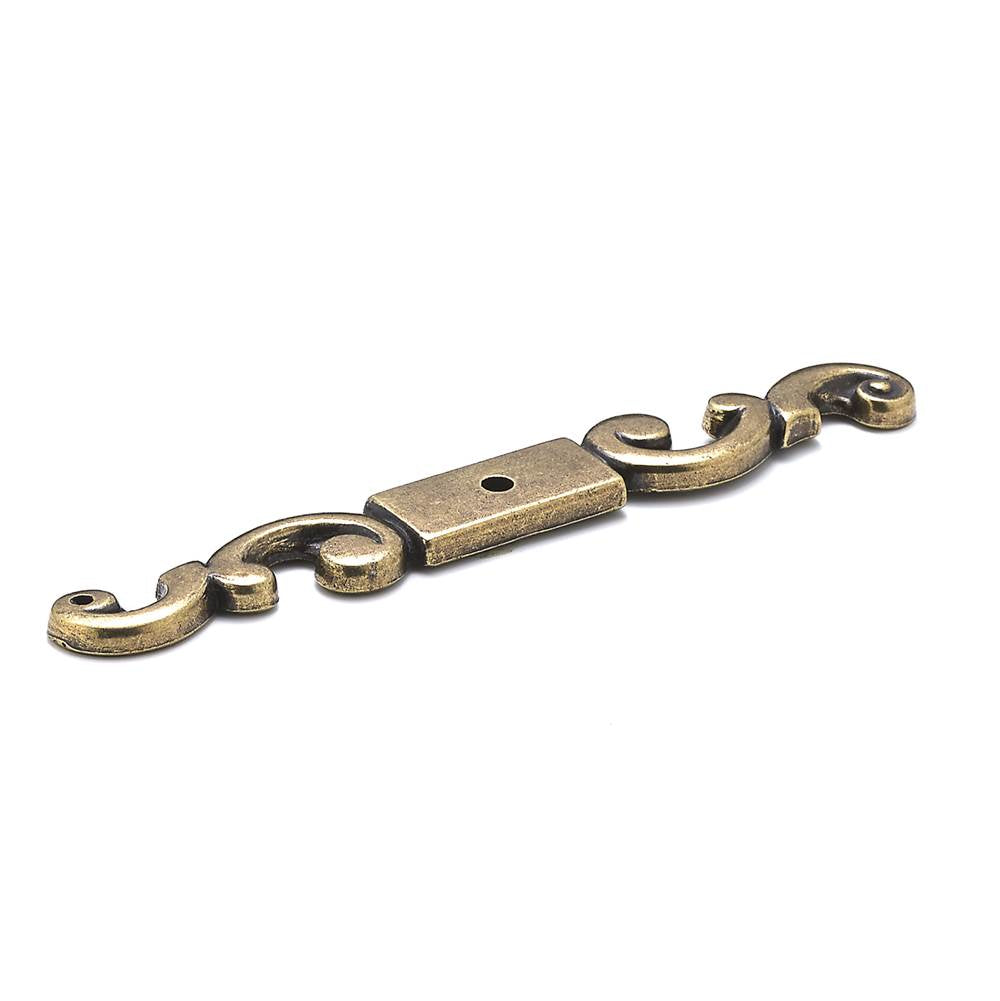 Richelieu America - Traditional Metal Backplate for Knob - 284 - Burnished Brass