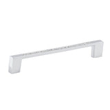 Richelieu America - Contemporary Metal and Crystal Pull - 3535 - Crystal,Chrome