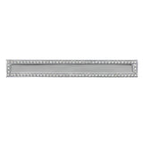 Contemporary Metal and Crystal Pull - 3737