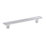 Richelieu America - Contemporary Metal and Crystal Pull - 3737 - Crystal,Chrome