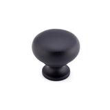 Richelieu America - Traditional Brass Knob - 3923 - Matte Black