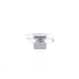 Contemporary Acrylic and Metal Knob - 3993