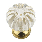 Richelieu America - Eclectic Acrylic and Metal Knob - 4035 - Clear