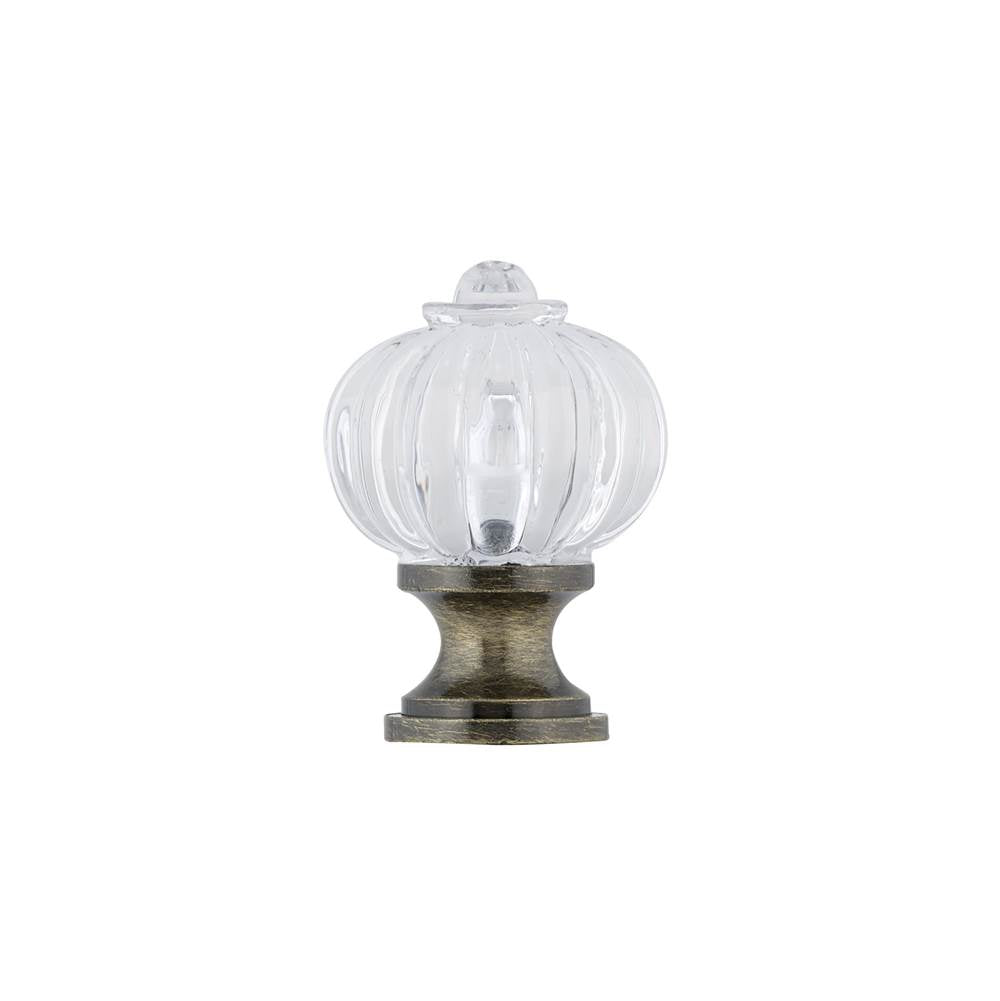 Eclectic Acrylic and Metal Knob - 4035
