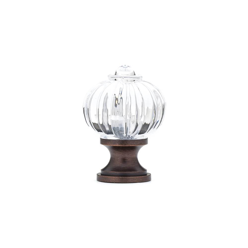 Eclectic Acrylic and Metal Knob - 4035