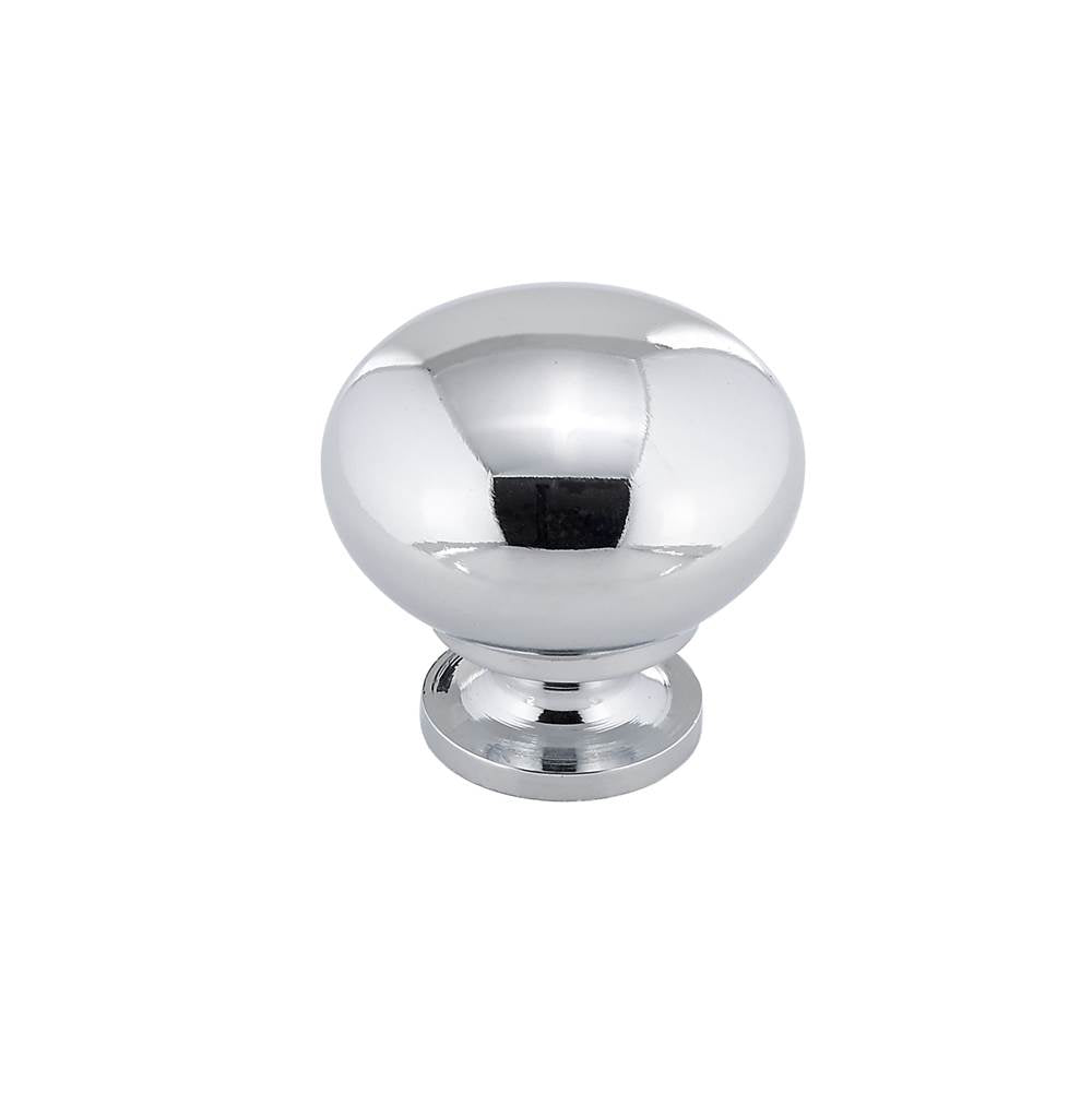 Richelieu America - Traditional Brass Knob - 4923 - Chrome