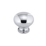 Richelieu America - Traditional Brass Knob - 4923 - Chrome