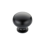 Richelieu America - Traditional Brass Knob - 4923 - Matte Black