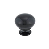 Richelieu America - Traditional Brass Knob - 4923 - Black
