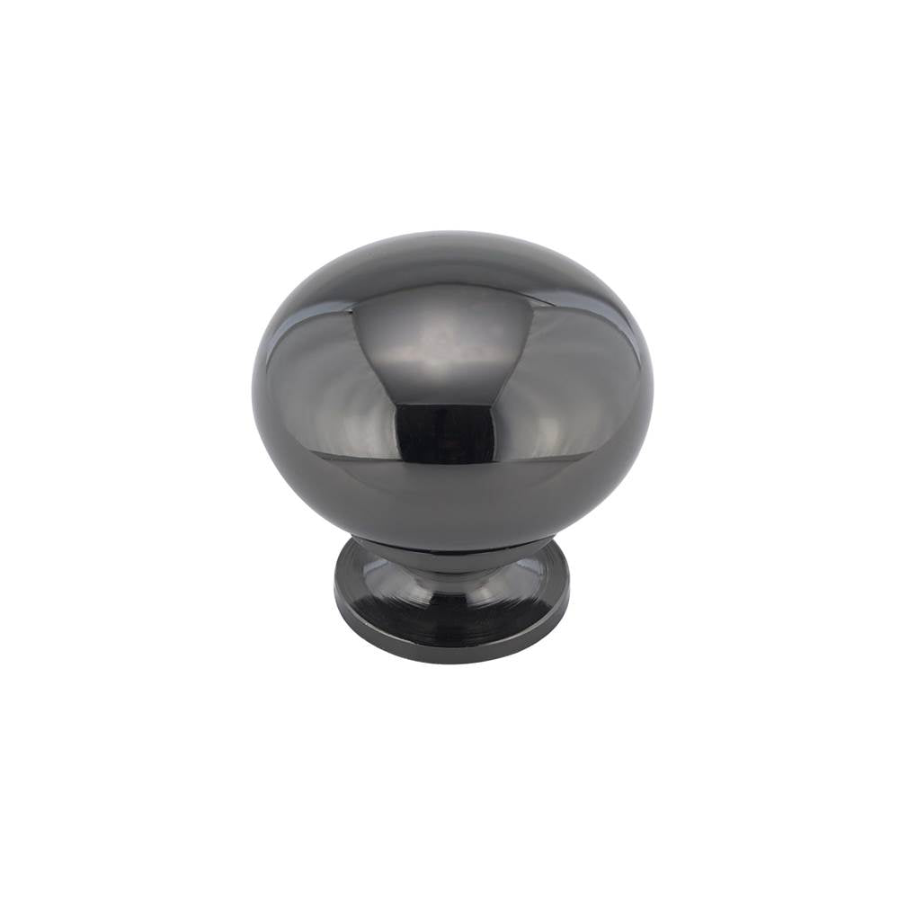 Richelieu America - Traditional Brass Knob - 4923 - Black Nickel