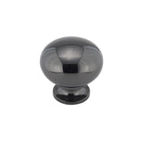 Richelieu America - Traditional Brass Knob - 4923 - Black Nickel
