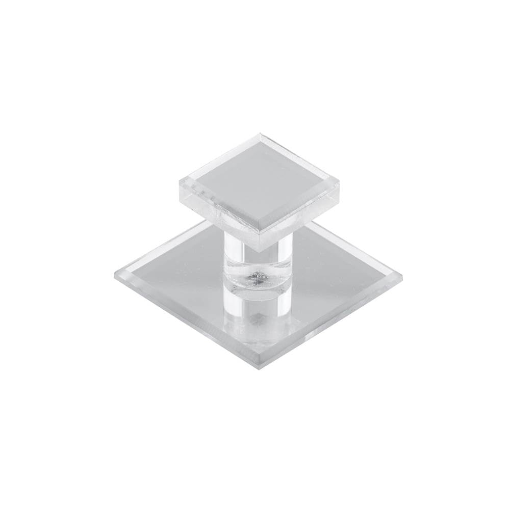 Richelieu America - Contemporary Acrylic Knob - 500 - Transparent,Clear,Mirror Effect