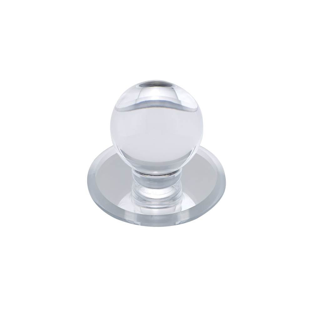 Richelieu America - Contemporary Acrylic Knob - 170 and 503 - Transparent,Clear,Mirror Effect